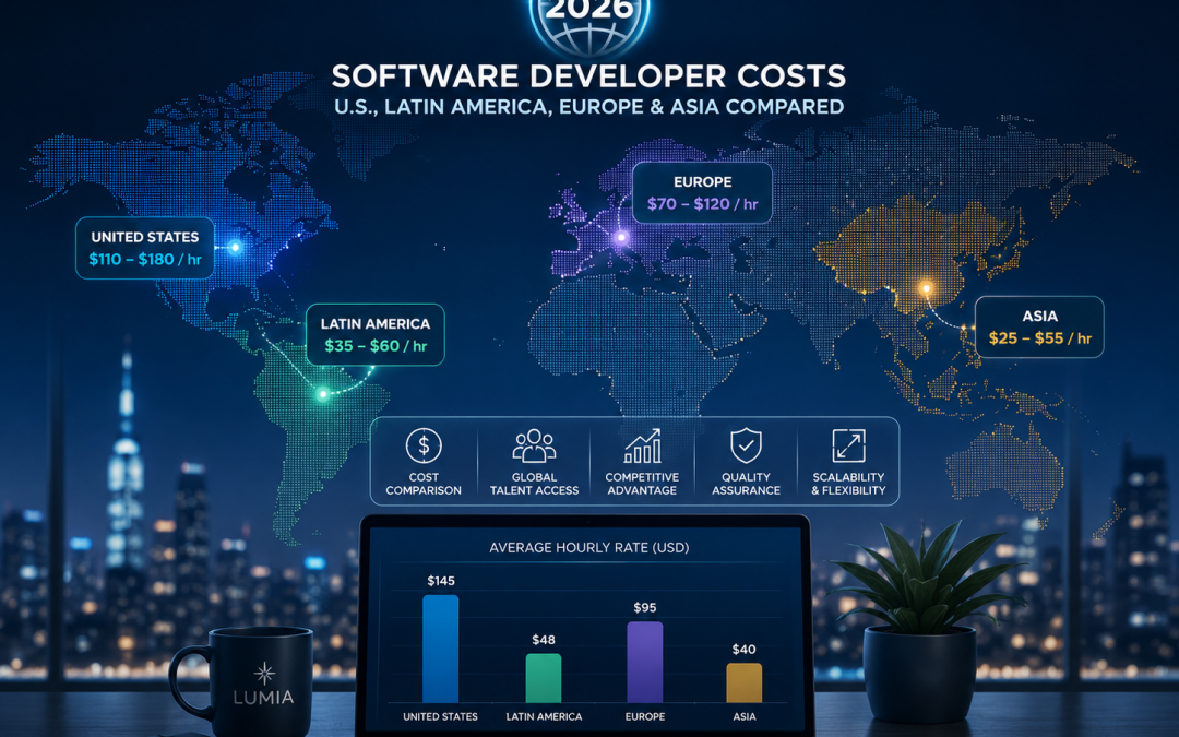 How Much Does It Cost to Hire Software Developers in 2026? U.S., Latin America, Europe & Asia Compared